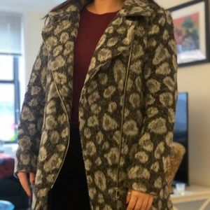 LOFT winter jacket M Spotted Moto Coat animal